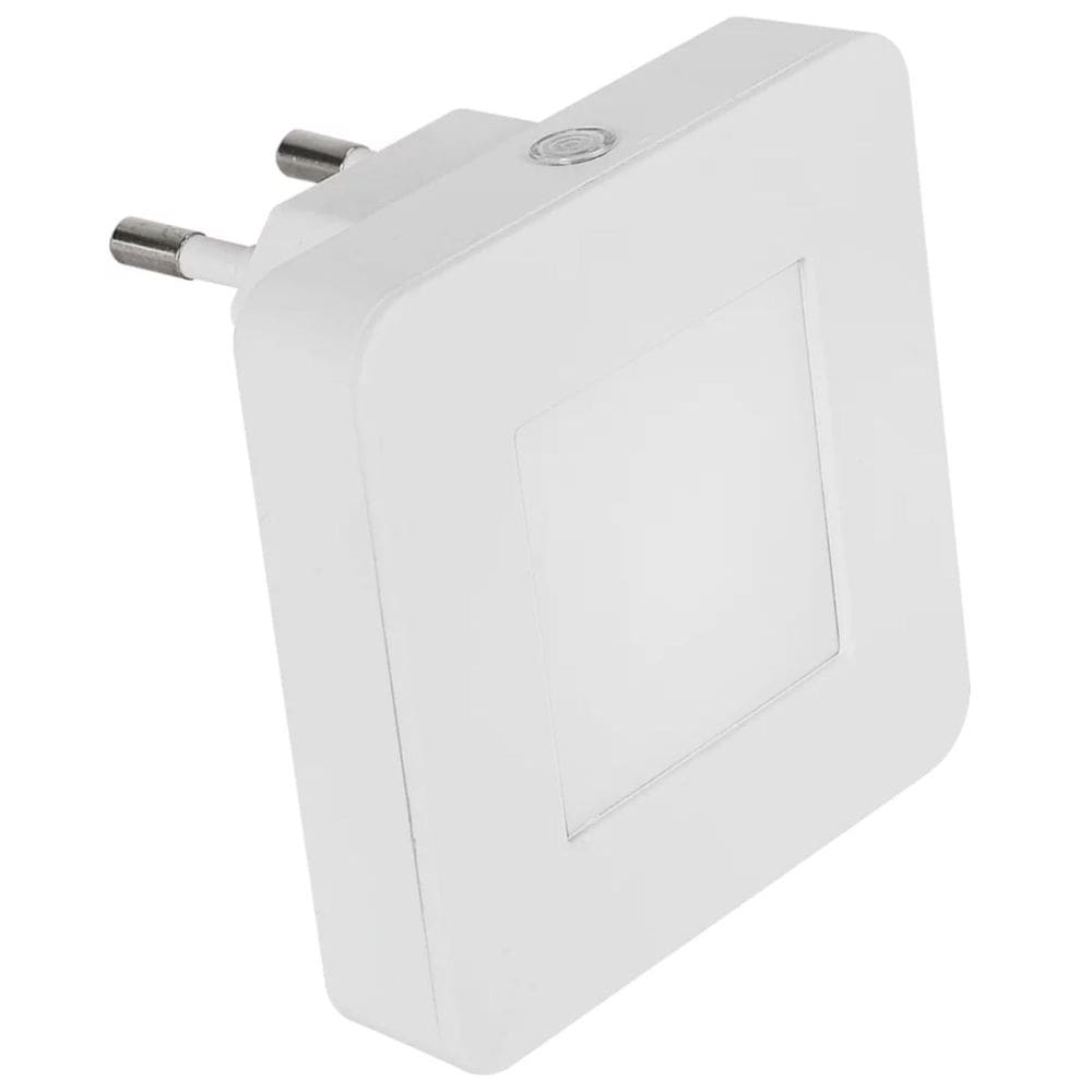 Luz Noturna Led Sensor Luminosidade 3000k 0,5w Quadrado Ilumi IL0007