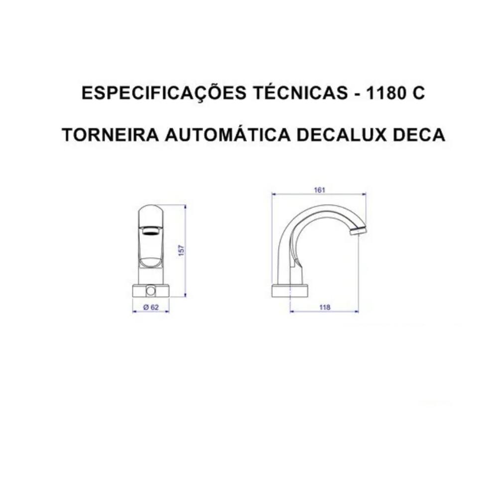 Torneira Automática Decalux Deca - 1180c