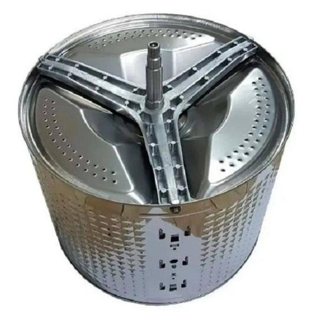 Cesto inox + eixo lava e seca wd103 / wd106 / wd10j / wd11m
