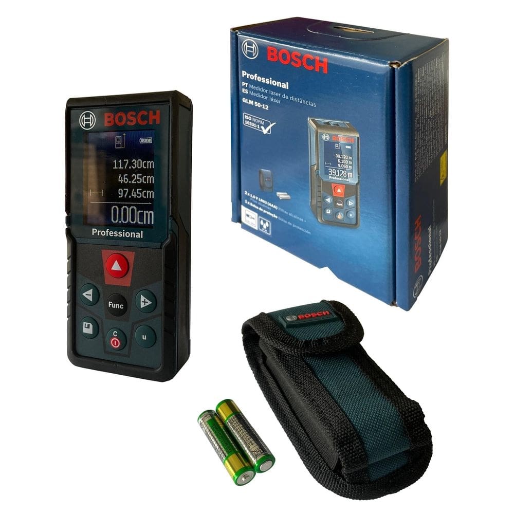 Trena a laser profissional 50 m bosch glm 50-12 - 0601072rg0