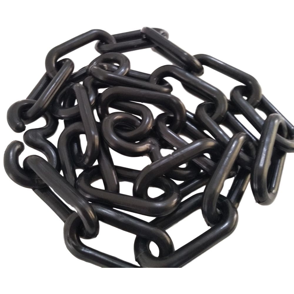 Corrente plastica chuva isolamento 50 mt tamanho p preta