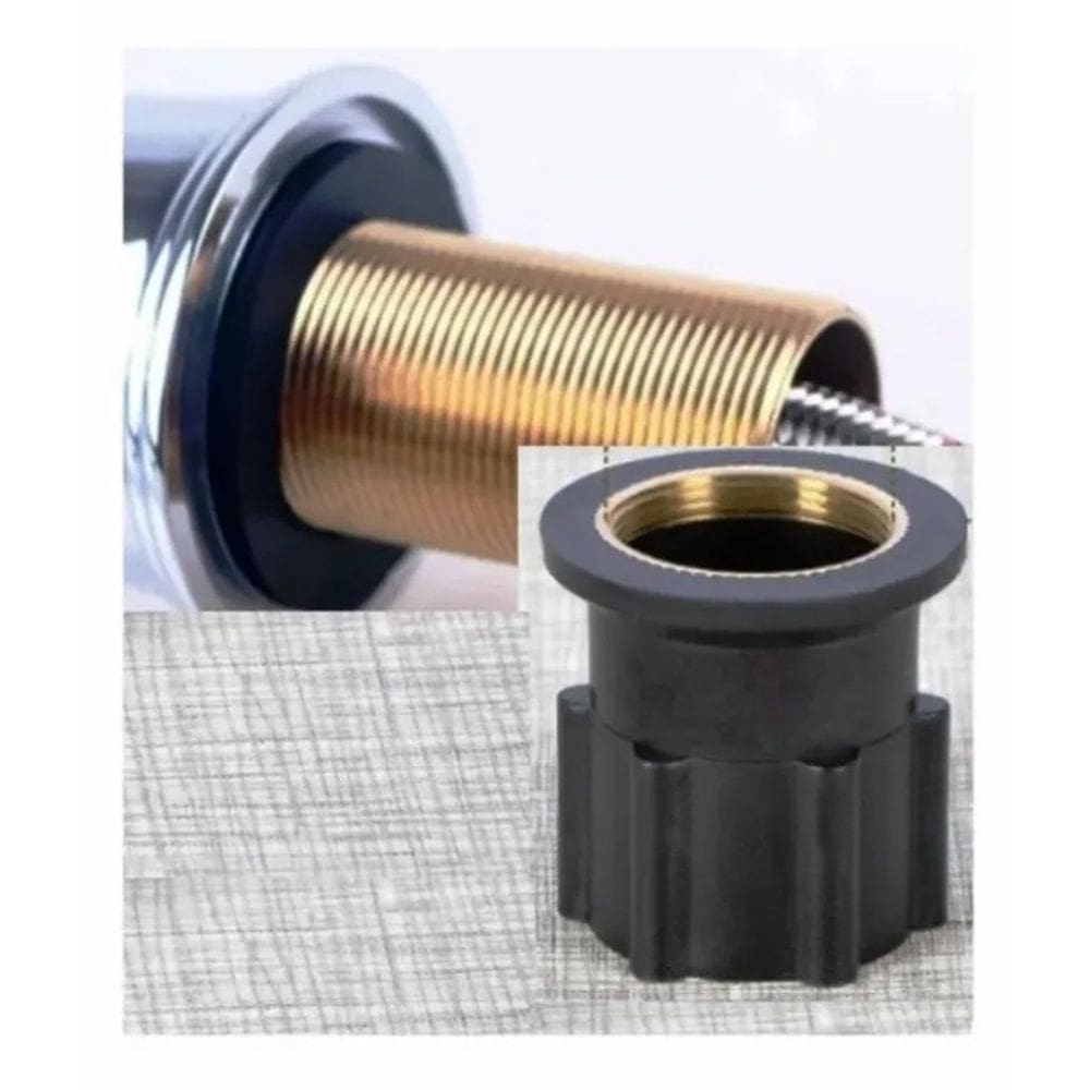 Porca Com Aba 31mm para Fixação Monocomando Tubo Roscado para Aperto a Mão - 5850057GEN
