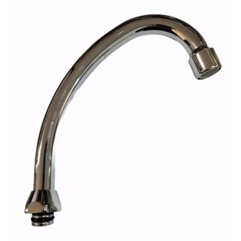 Bica CURTA para misturador torneira Cozinha FABRIMAR Cromada - 03153GEN