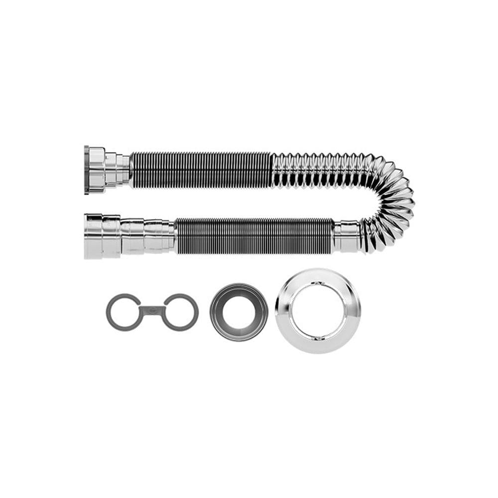 Sifão Tubo Extensivo Longo Universal 1,5 m Cromado - 031103
