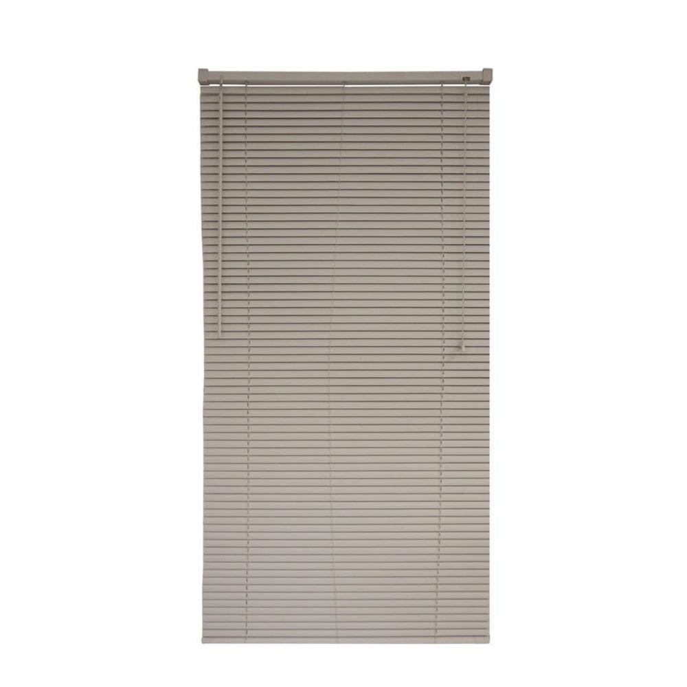 Persiana horizontal pvc cafe 100 l x 220 a cortina completa