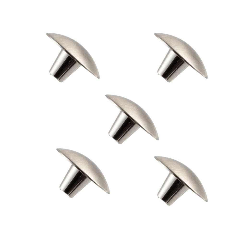 Kit 5 Puxador Orion 55 X 27Mm Niquel Escovado Zen Ponto