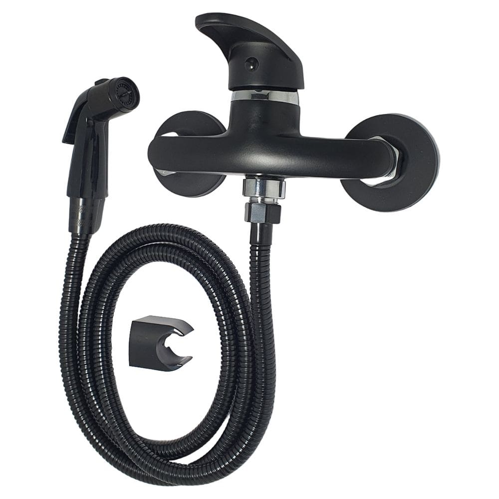 Misturador Monocomando Ducha Higiênica Externo Preto Fosco - 2985PTBS