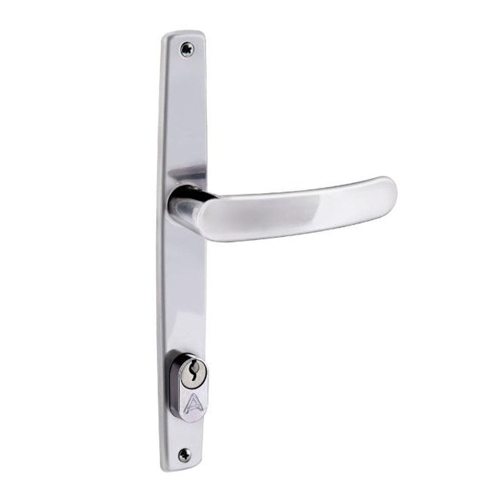 fechadura perfil 22mm com acionamento inox polido alianca