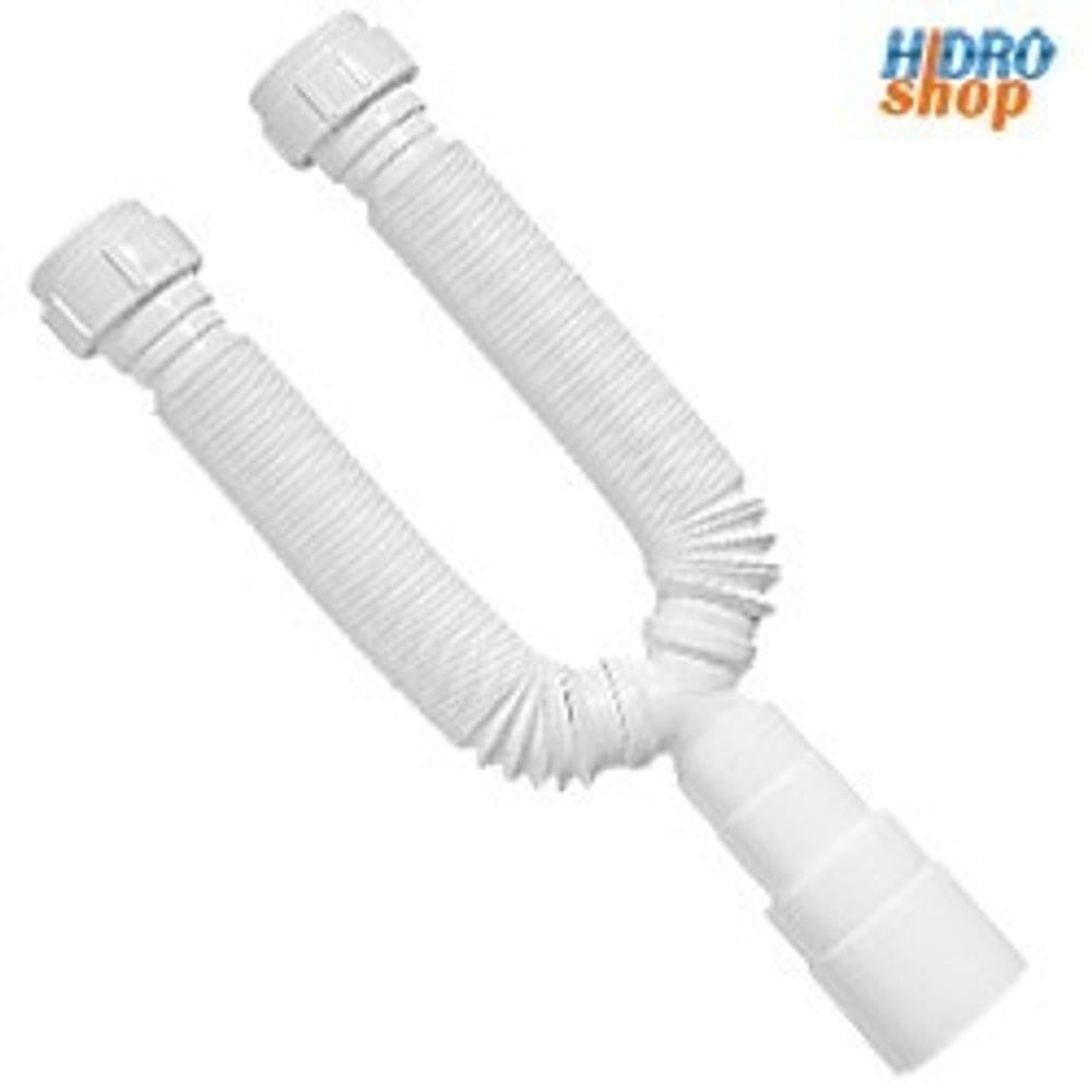 Sifão Duplo Extensivo 1.1/2" Branco 720mm - 030205