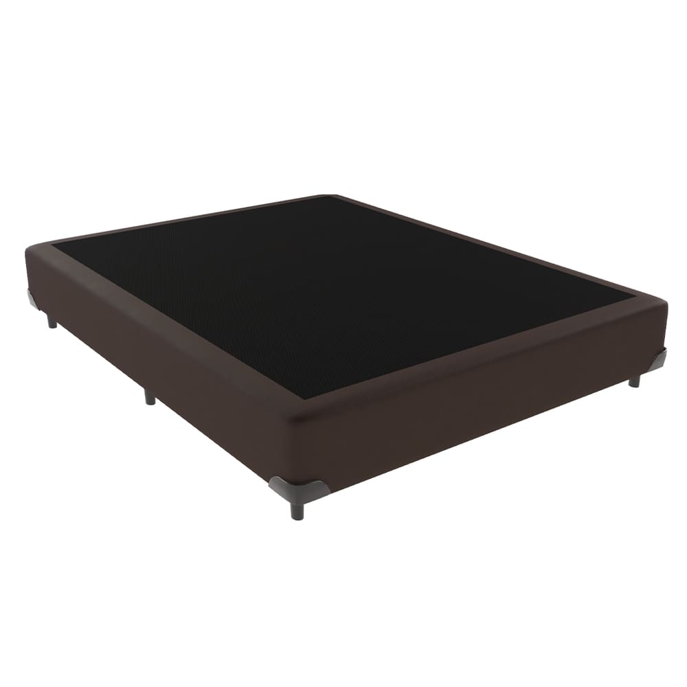 Cama Box Marrom Víuvo 128cm KazaMix