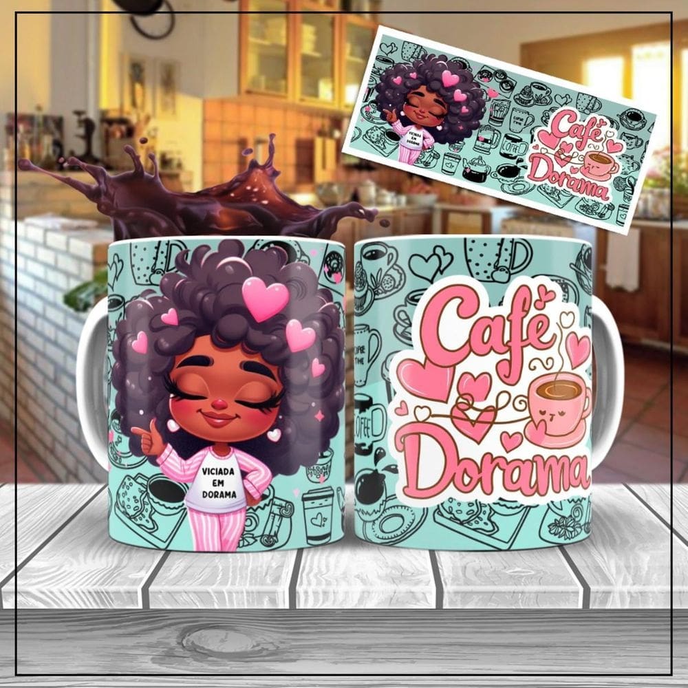 Caneca Personalizada Café E Dorama