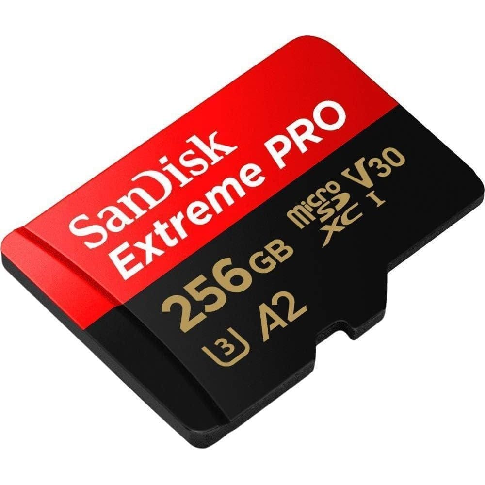 Cartão memória extreme pro micro sd xc 256gb 200mb/s