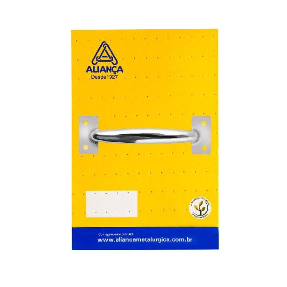cartela puxador alca 86127 102mm cromado alianca