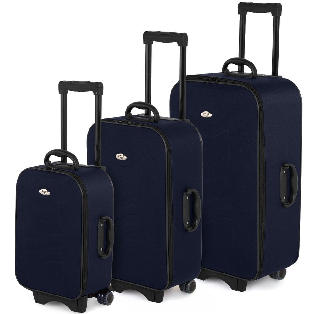 Conjunto Mala De Viagem Com 3 Peças (Mala Pequena Medida Anac)