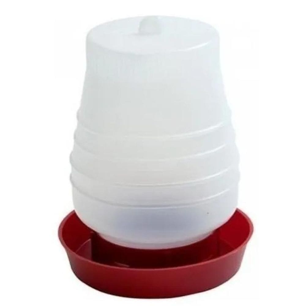 Bebedouro Aves Plástico Transparente Rosca- 2L Ref-Ps438