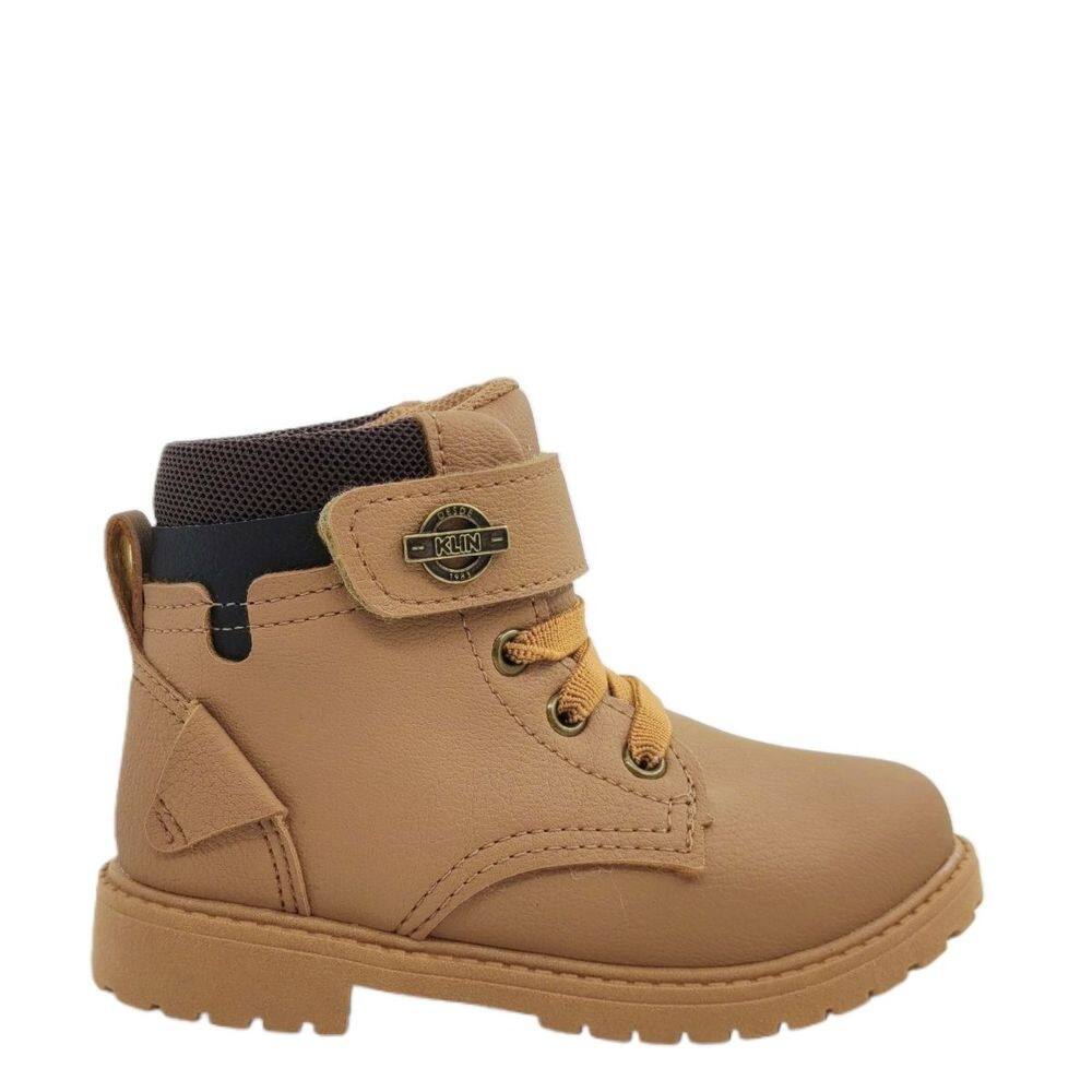 Coturno Infantil Menino Casual Dia a Dia Passeio Palmilha Anatômica Klin Rock Mini 175.071