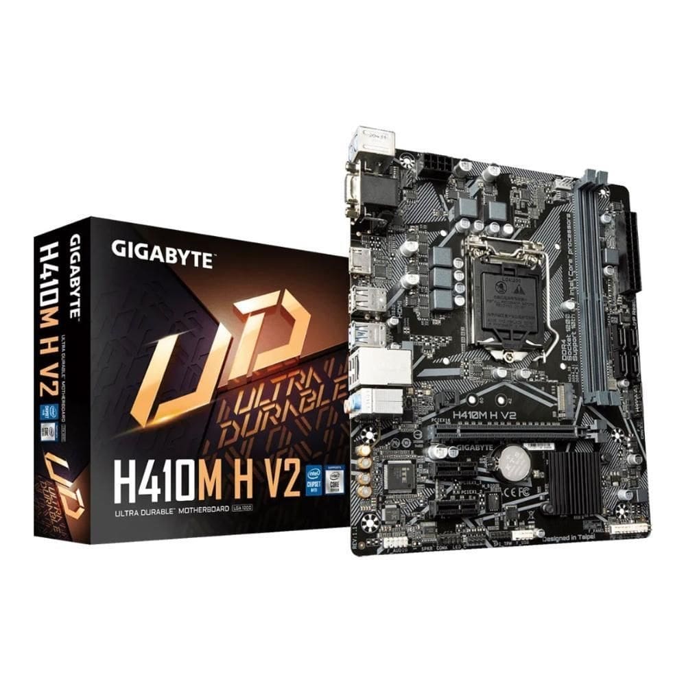 Placa Mãe Gigabyte H410M H V2 - Suporte Intel 10ª Geração