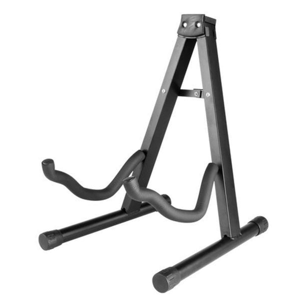 Suporte pedestal violão guitarra de chão compacto dobrável