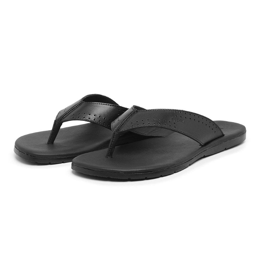 Chinelo de Couro Masculino Confortavel Palmilha EVA Forrada Sola TR Resistente e Macia