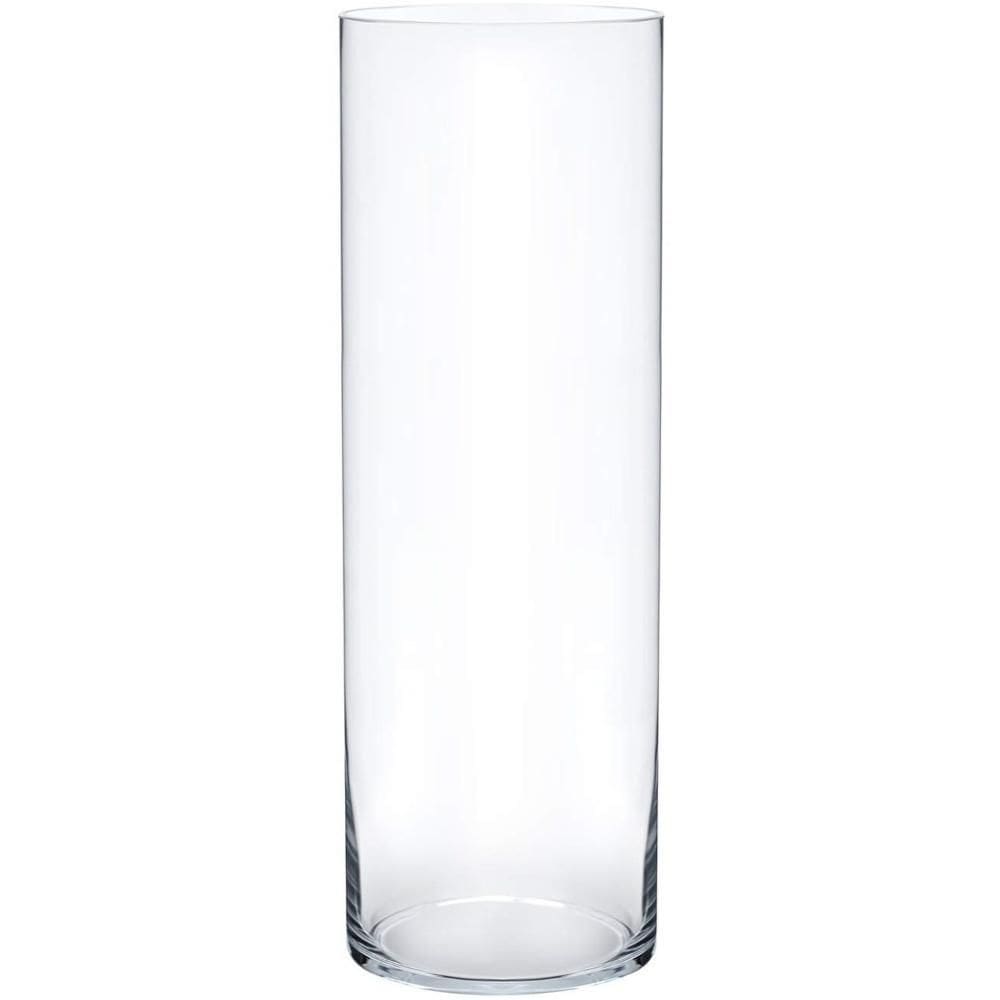 Vaso Vidro Cilindro Grande Comprido 50x20 Cm Transparente
