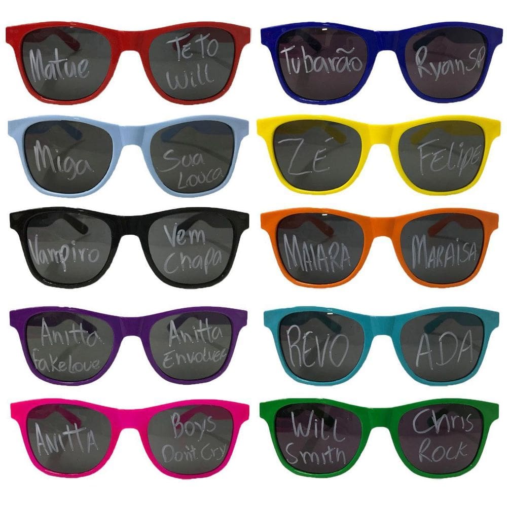 Kit 32 unidades oculos mais 2 caneta para festa casamento