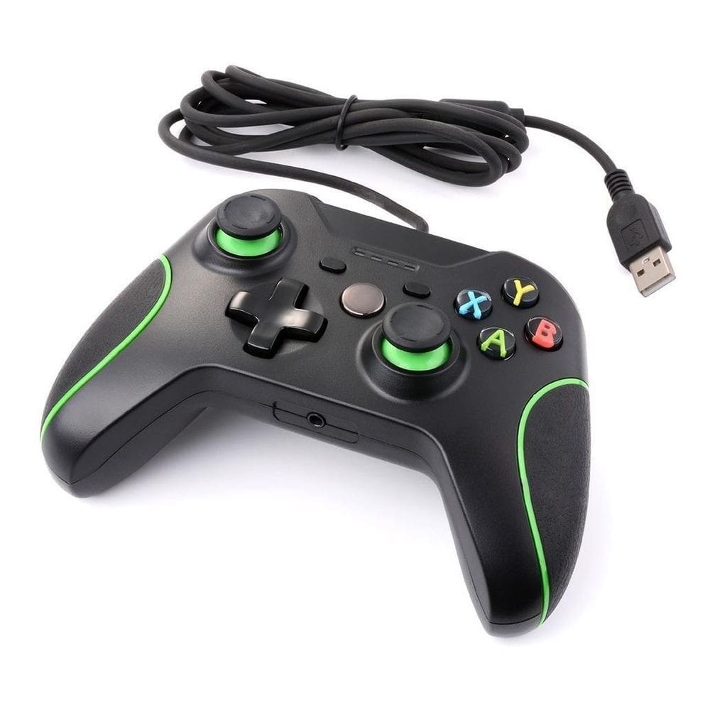 Controle xbox one  joystick com fio pc usb feir