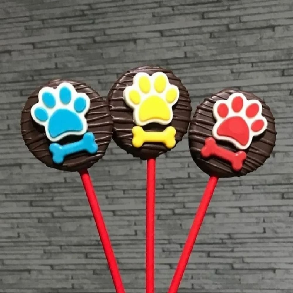 Forma Simples P/ chocolate Bombom Pata De Cachorro 9411 Bwb