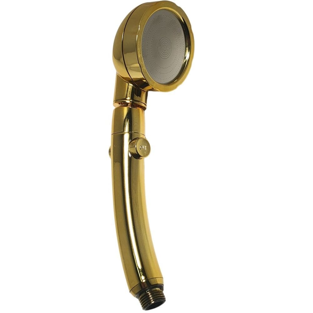 Ducha Manual Gold Articulada 3 Jatos Micro Furos - 4806GL3JTS