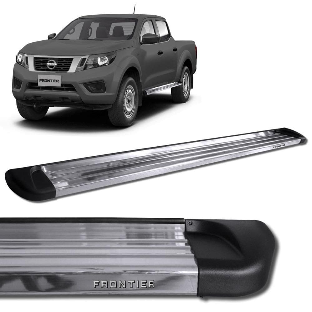 Estribo Lateral Frontier 2017 a 2023 Aluminio Polido Track