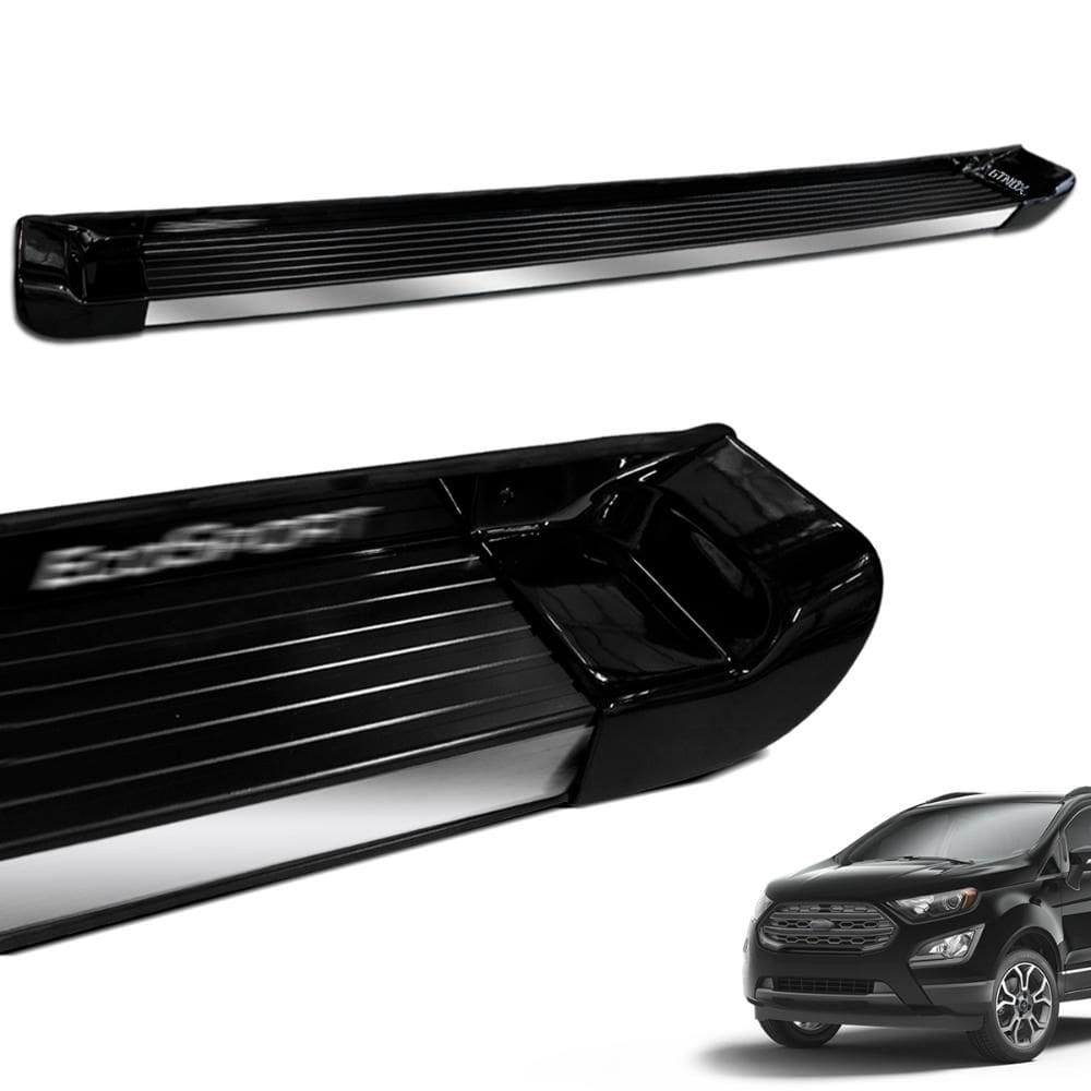 Estribo Lateral Ecosport 2013 a 2021 Preto Ebony Personalizado