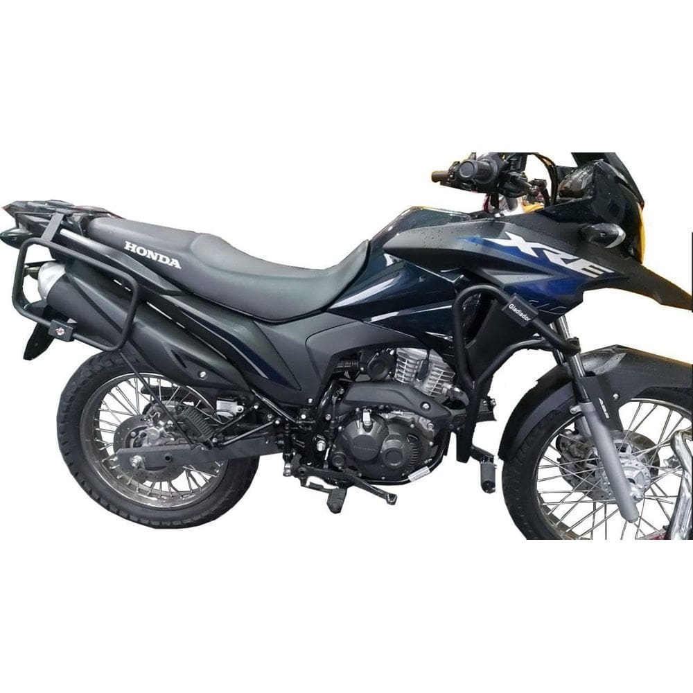 Suporte afastador alforge com protetor pisca xre 190