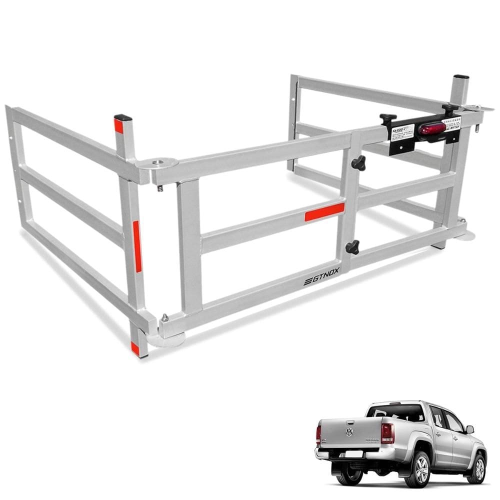Extensor de Caçamba Amarok 2010 a 2023 Dobravel EDD Prata