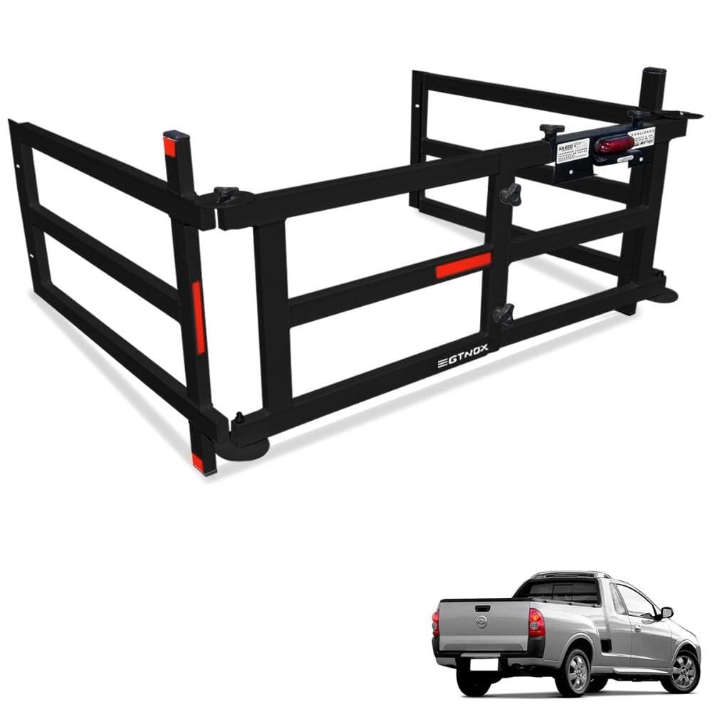 Extensor de Caçamba Montana 2003 a 2010 Dobravel EDD Preto Gtnox