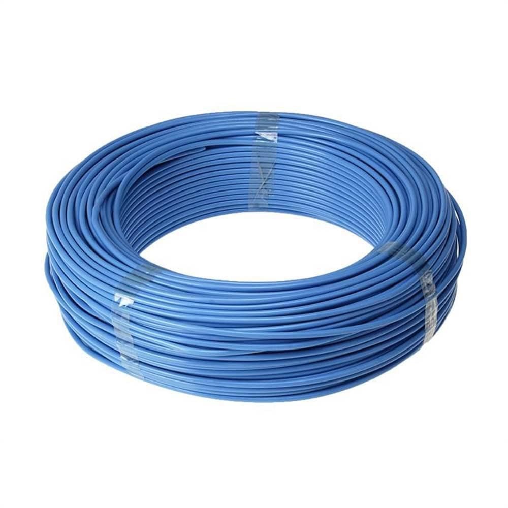 Fio cabo flexível 4mm azul - 100 metros