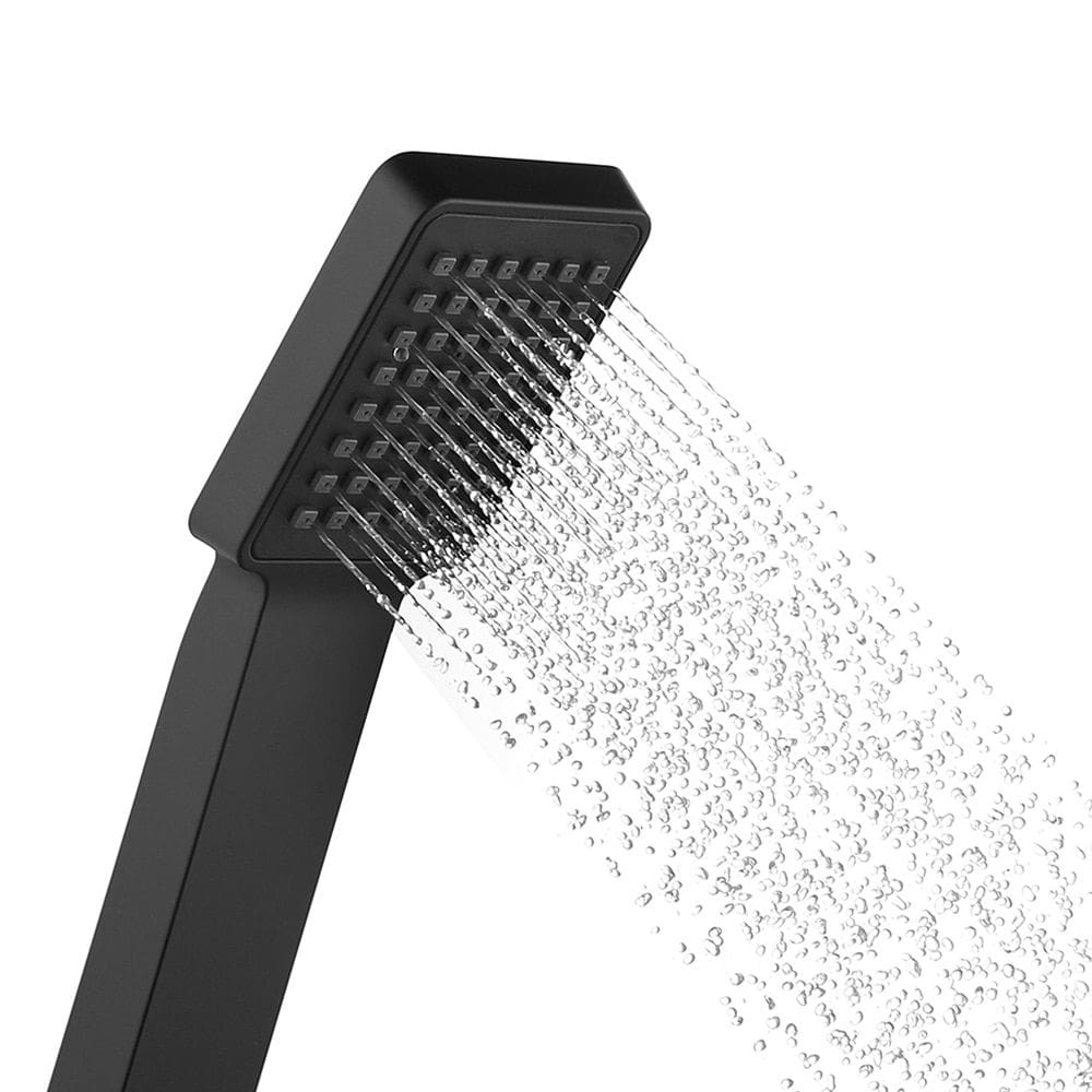 Ducha Manual Black Preto Fosco Quadrada 1/2” - 4806PTTULUX