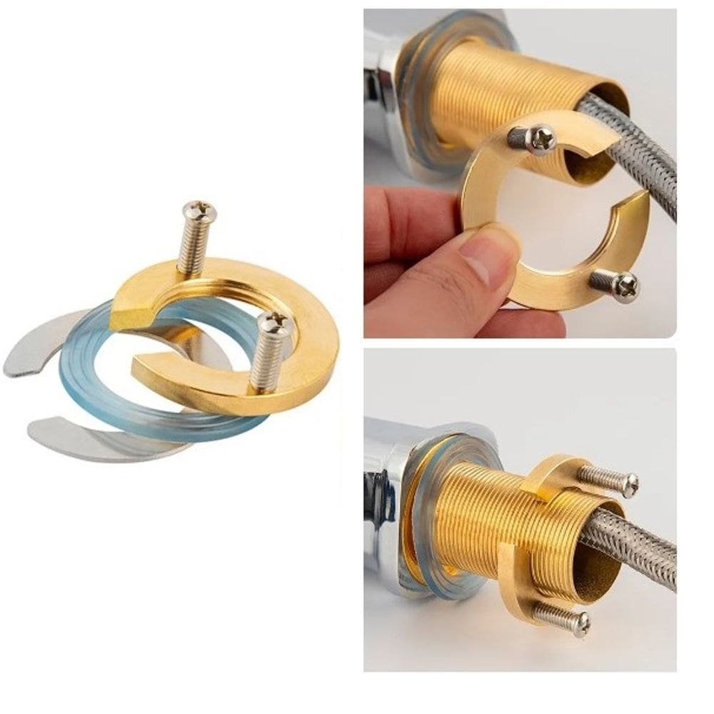 Porca Fixação Monocomando ferradura 31,5mm SOBRE Aperto Duplo Parafuso - 4044FERRADURA