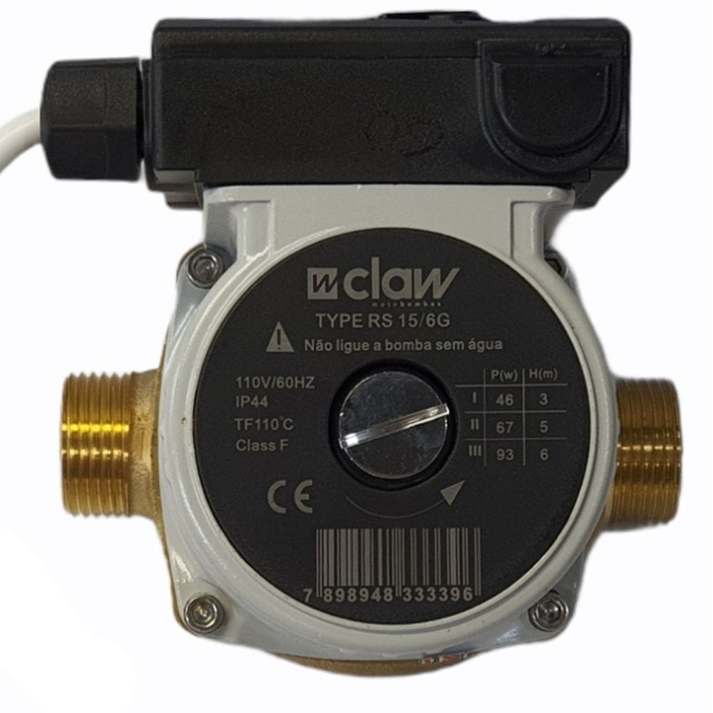 Pressurizador Água Corpo de Bronze Claw 9 M.C.A. - RS156G