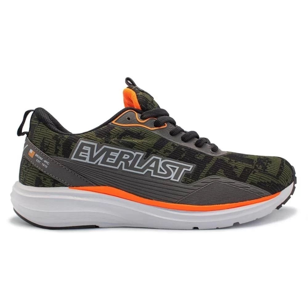 Tênis Everlast Split - SEMA181 - Verde/Laranja