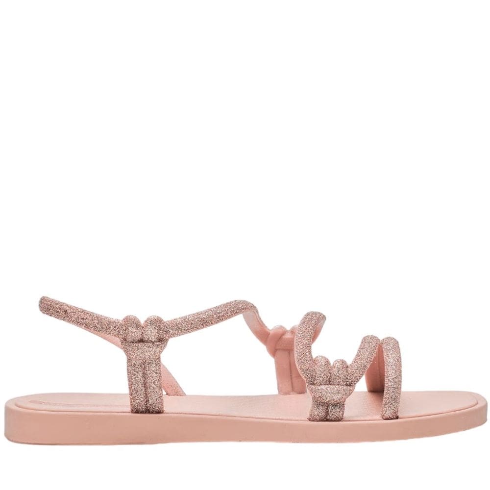 Sandália Rasteira Infantil Menina Casual Dia a Dia com Glitter Ipanema Solar Glow 27289