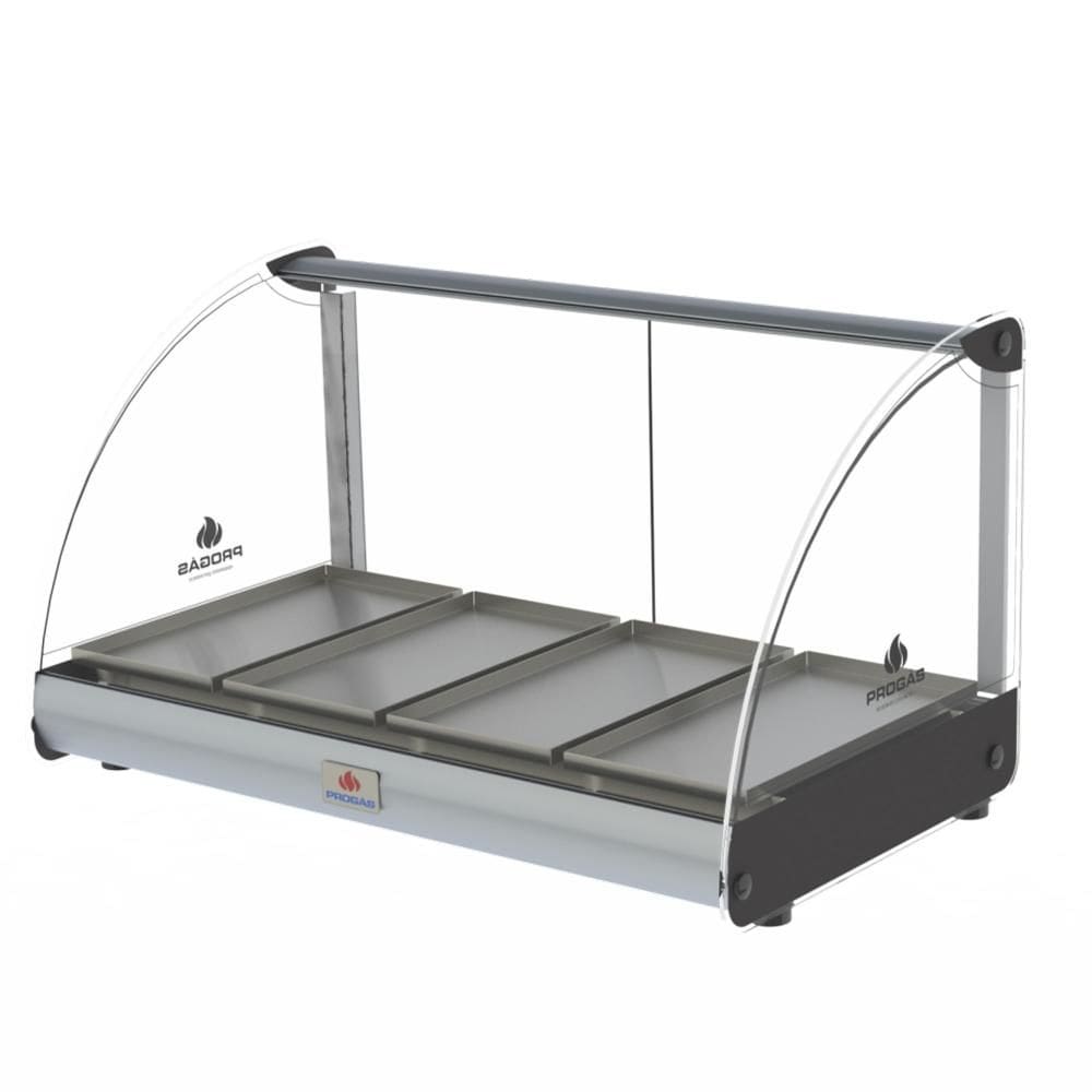 Estufa Curva Elétrica Progás Preta 4 bandejas 127V PRV-04E