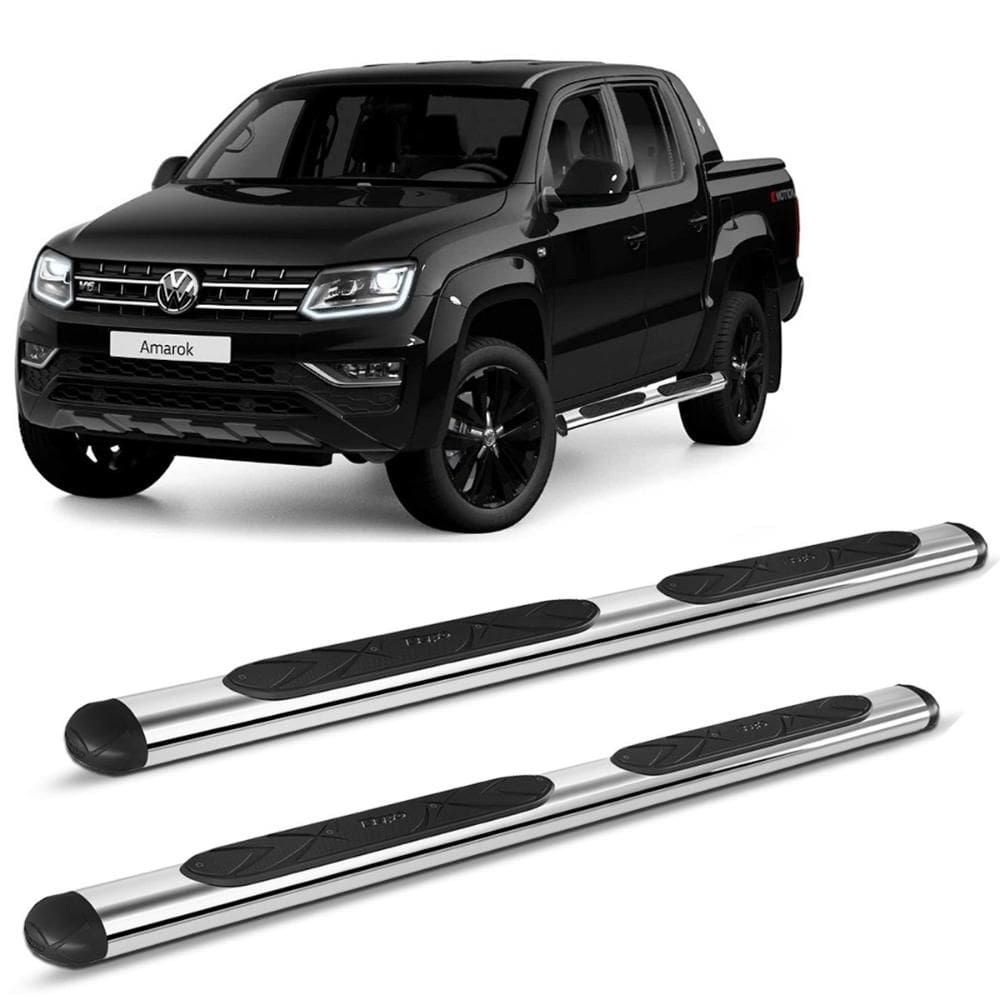 Estribo Oval Amarok 2010 a 2023 Aço Carbono Cromado Bepo