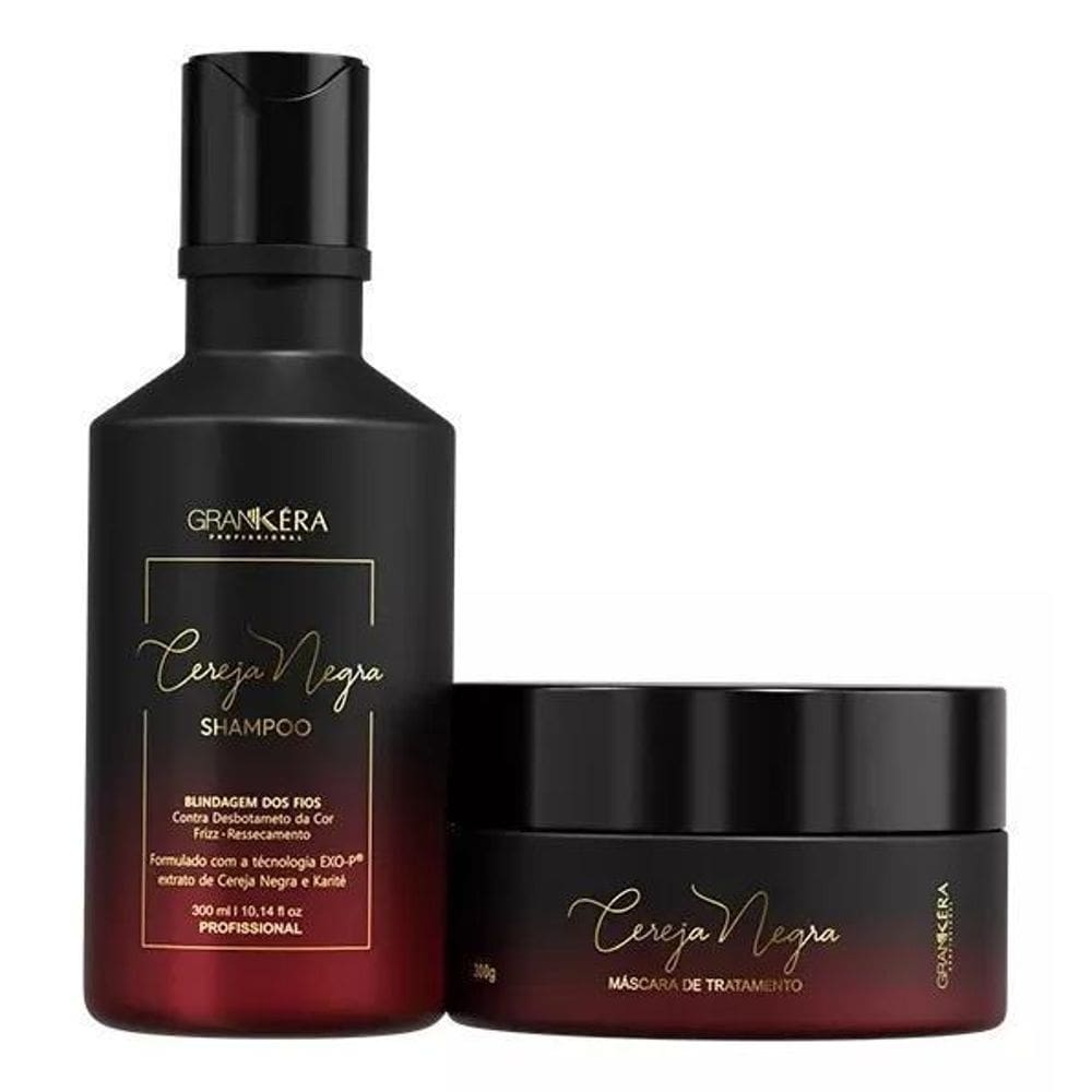 Kit cereja negra - shampoo + máscara | proteção total