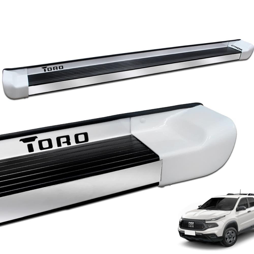 Estribo Lateral Toro 2016 a 2024 Branco Ambiente Personalizado