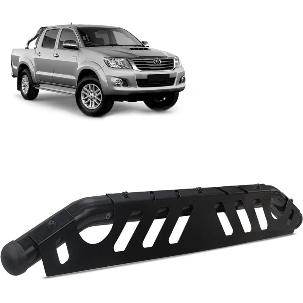 Protetor Baixo De Parachoque Hilux 2012 a 2015 Preto