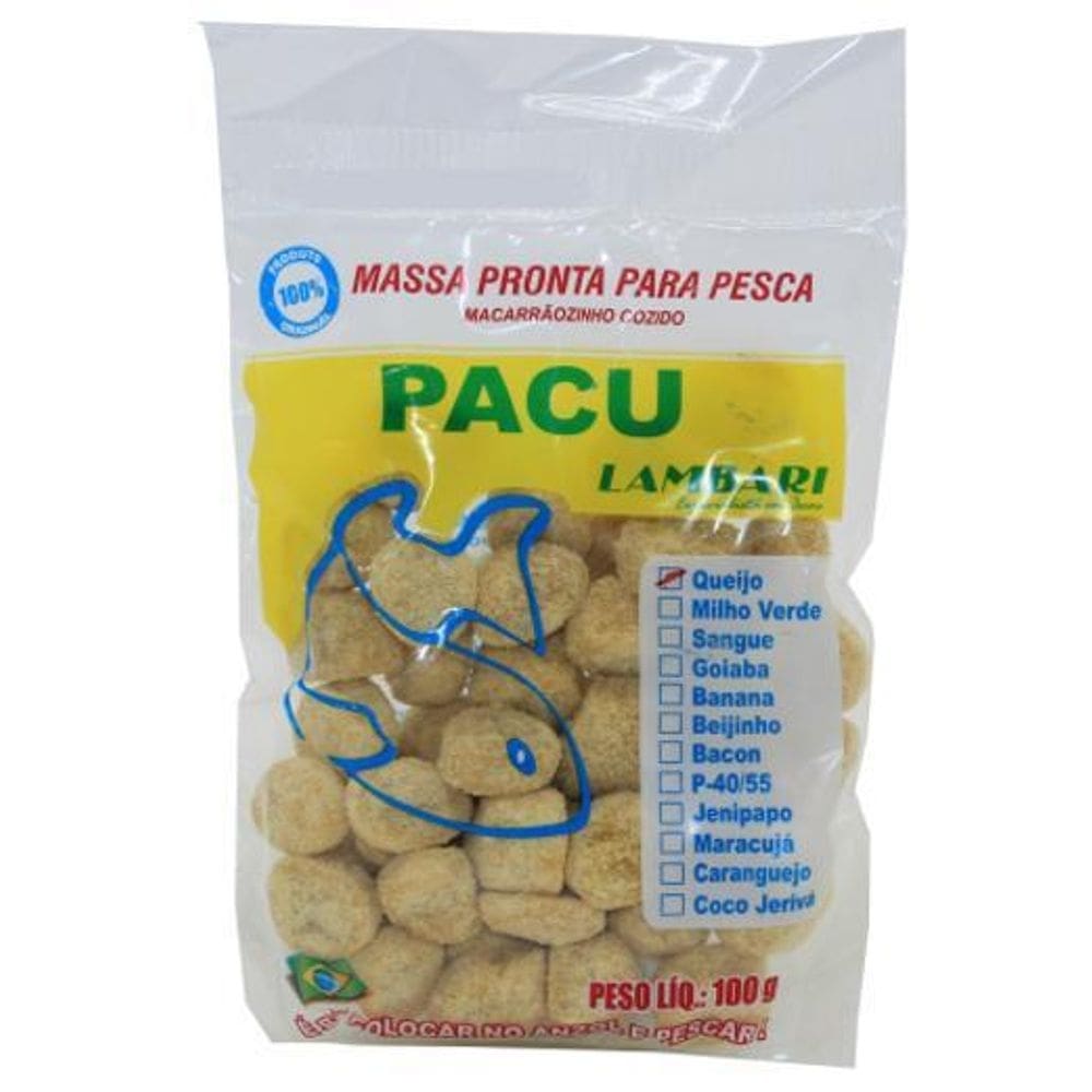Massa Pesca Pronta Sabor Queijo Para Pacu Pesqueiro Rio Lago