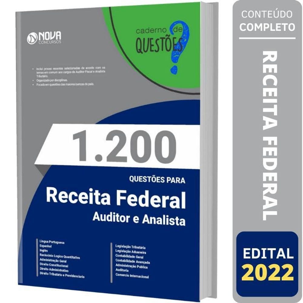 Livro questões gabaritadas receita federal - auditor