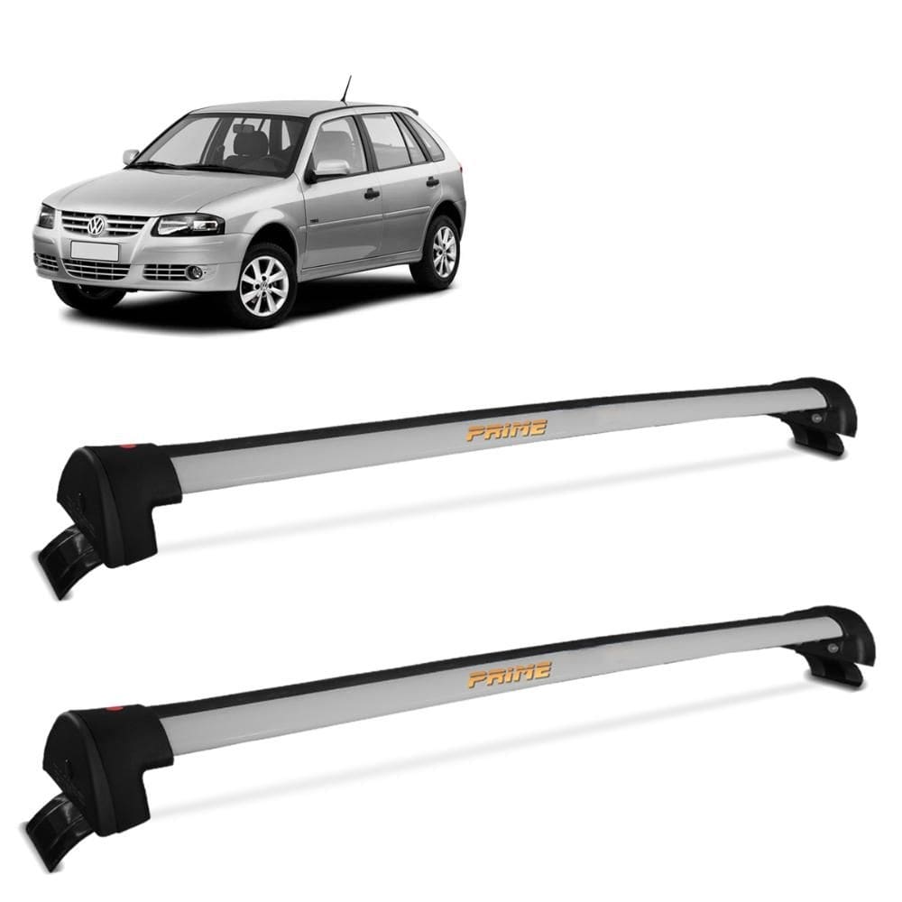 Rack De Teto travessa Gol 1995 a 2014 Alumínio Prata