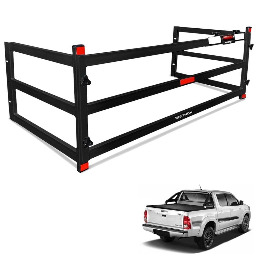 Extensor de Caçamba Hilux 2005 a 2015 Dobravel EDD Preto Gtnox