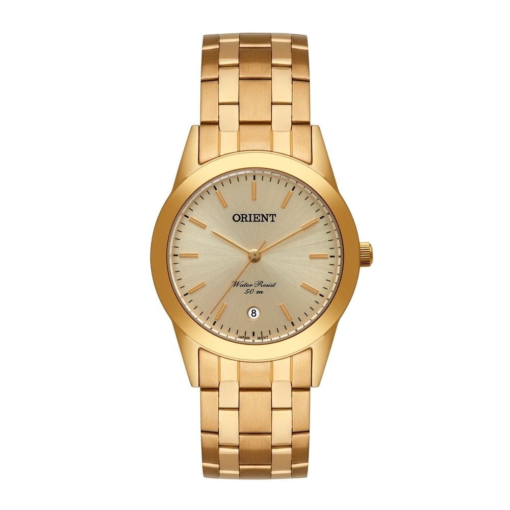 Relógio orient masculino mgss1179 c1kx aço dourado