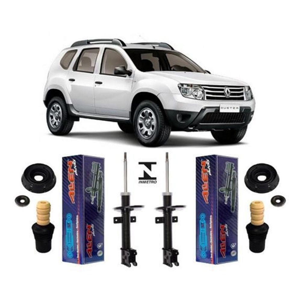 Amortecedor c/kit dianteiro duster 2014 15 16 17 18 2 kit